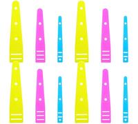 minkissy 12pcs Plastic Drawstring Threader Kit for Elastic Cord, Flexible Colored Sewing Threaders for DIY Crafts, Macrame, and Fabric Projects, Easy Threading Tool for Sewing Random Color
