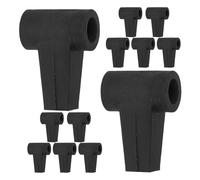 minkissy 12Pcs Plastic Kite Frame Connectors Set DIY Kite Support Connector for Stick Frame Repair Versatile Angled Plastic for Stunt Assembly and Replacement Parts