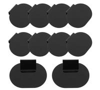 minkissy 12pcs Price Tag Display Holder Erasable Labels Basket Clip-on Label Multi-Functional PVC Smooth Surface for Writing for Retail Store Organization