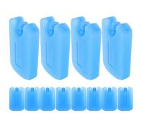 minkissy 12pcs Reusable Ice Packs for Cooler Bags and Mini Air Coolers, Pe Material Lasting Chill Effect and Steady Cooling for Small Spaces, for Grocery Shopping and Beach Picnics