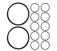 minkissy 12pcs Shock Absorber Rubber Bands Soft Elastic Replacement for Mic Holder Stand Vibration Dampening Accessory for Condenser Microphone