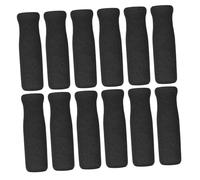 minkissy 12pcs Soft Nonslip Handle Grips for Walking Aid Cane Handle Pads Replacement Hand Pads for Elderly and Disabled