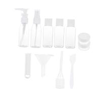 minkissy 12pcs Travel Size Bottles Pet Plastic Lotion Holders Leakproof Travel Bottles Set
