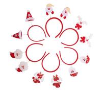 minkissy 12pcs Xmas Boys and Girls Headband Hair Decor Party Headwear Xmas Prop Headband for Christmas Random Style