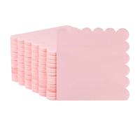 minkissy 150 Pcs Light Pink Scalloped Disposable Napkins for Shower Wedding Birthday Party Supplies Soft Paper Napkins for Festive Occasions