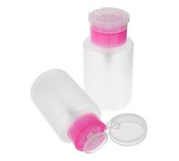 minkissy 150ml Nail Polish Remover Pump Bottle Press Bottle Squeezy Foaming Refillable Dispenser for Travel