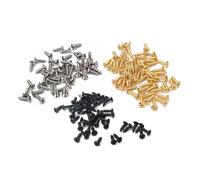 minkissy 150pcs Electric Guitar Backplate Screws for St Electric Guitar Guard Plate Fixation Metal Material with Anti-rust and Easy to Install Features and Repair