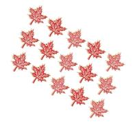 minkissy 15PCS Canadian Maple Leaf Brooch Pins Alloy Drip Oil Fall Lapel Pins Vibrant Wear-resistant Autumn Jewelry Accessories for Women Backpack Coat Hat Canadian Souvenir