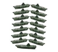 minkissy 15pcs Miniature Aircraft Carrier Model Ship with Precision Detailing Educational Warship Display for Creative Play and Nautical Decor