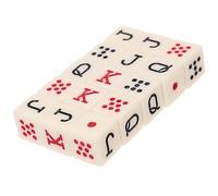 minkissy 15Pcs Portable Poker Dice Ivory Color Dice for Birthday Party Games Easy to Carry Liar Dice Props for Banquet and Board Game Fun