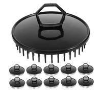 minkissy 15pcs Travel Shampoo Brush for Scalp Massage with Non-slip Grip Plastic Hair Scalp Scrubber for Dandruff Removal and Hair Growth Portable Head Care Comb