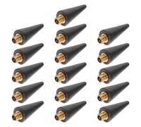 minkissy 16pcs Nail Dotting Pen Heads Replacement Wax Tips High Adaptability Sturdy Nail Picker Heads for DIY Manual Activities