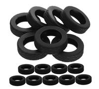 minkissy 16pcs Soft Silicone Luggage Spinner Wheel Protectors Noiseless Travel Suitcase Wheel Covers Durable Silent Caster Covers for Easy Replacement and Noise Reduction