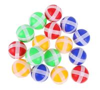 minkissy 16pcs Sticky Balls for Dart Board Game Accessories Bright Colored Throw Balls for Indoor Outdoor Sticky Catch Game Interactive for Adults