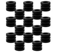 minkissy 16pcs Table Football Machine Washers Gaskets for Foosball Game Tables, Plastic Material Universal Design and Easy to Install, Replacement Accessories for Tabletop Soccer
