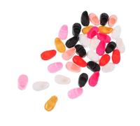 minkissy 18 Pairs Mini Doll Shoes Plastic Flat Slippers for American Doll Replacement Cute Versatile Dress Up Props Decorative Footwear for Play and Photoshoot