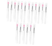 minkissy 18pcs Reusable Lip Brush Cap Portable Silicone Lip Applicators for Gloss and Makeup for Travel and Daily Use