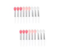 minkissy 18pcs Silicone Lip Brush Portable Lipstick Applicator for Makeup Soft Lip Tool for Home and Travel Use