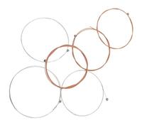 minkissy 1bag Acoustic Guitar String Folk Guitar Strings Replacement Playing Live Performances