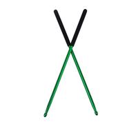 minkissy 1Pair Aluminium Alloy Drum Sticks Rust Durable Drumstick for Drum Pad Practice for All Skill Levels Green Drum Accessory for Musicians