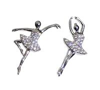 minkissy 1Pair Ballerina Dancing Girl Earrings Fashion Jewelry for Women Dancer Lightweight Versatile Ear Accessories for Various Occasions