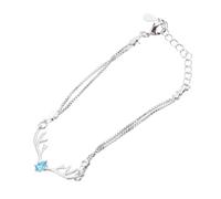 minkissy 1Pc Antler Bracelet for Women Creative Korean Style Elegant Elk Design Christmas Present for Birthdays and Parties Durable Material