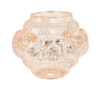 minkissy 1pc Delicate Iron Wire Lampshade Cover Golden Decorative Light Accessory for Vintage Style Home for Living Room Bedroom and Hallway Lighting