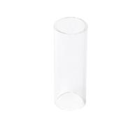 minkissy 1Pc Glass Guitar Slide Bar for Electric Acoustic Guitar Durable Finger Slide for Sustain and Sound for Banjo and Ukulele Players White