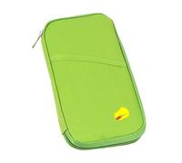 minkissy 1PC Green Travel Passport Holder Case Multifunctional Document Wallet for Id Credit Cards Cash Compact S for Business Trips and Everyday Use