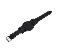 minkissy 1Pc Metal Allergy Leather Strap for Watch Classic Design Cowhide Tray Watchband Durable Replacement Band for Men present for Halloween Christmas