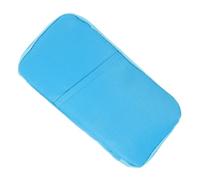 minkissy 1PC Multifunctional Passport Holder Case Durable Canvas Wallet for Travel Business and Office Use Dark Light Blue Compact S Present for Random Color