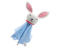 minkissy 1pc Plush Comfort Towel Soft Cotton Pacifying Blanket with Cute Rabbit Design for Newborn Play and Sleep Encourages Parent Interaction