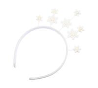 minkissy 1pc Snowflake Headband for Boys and Girls Christmas Hair Accessories Party Prop for Festivals Birthday Celebrations Cute Snowflake Design for Girls for Carnival and Costume Parties