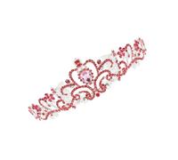 minkissy 1pc Tiara Wedding Crown Bridal Flower Headdress Rhinestone Crown for Wedding Bride Jewellery