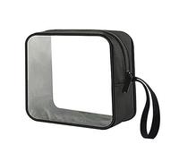 minkissy 1pc Travel Makeup Bag Transparent Cosmetic Pouch for Home Outdoor Travel Portable Toiletries Storage Bag for Cosmetics Jewelry More