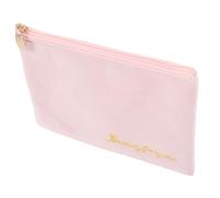 minkissy 1pc Travel Toiletry Bag for Women Large Women Wash Bag Zippered Sanitary Napkin Storage Pouch Reusable Outdoor Sanitary Towel Pouch