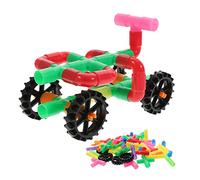 minkissy 1Set Building Blocks for Years Interlocking Educational Pipeline Set Construction Blocks for Imagination and Motor Skills Development