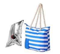 minkissy 1Set Elegant Insulated Wine Tote Bag Leakproof Beach Carrier with Dispenser Spout for Wine Beverages Snacks Durable Lightweight Design for Outdoor Travel Picnics Camping