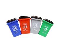 minkissy 1Set Emulated Trash Can Model Garbage Can Educational Teaching Material Game Lightweight Recycling for Early Learning Cognitive Skills Development