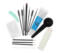minkissy 1set Eyebrow Dyeing Kit Non-fading Brow Gel for Dark Brown and Black Brows Easy Application for Home and Professional Use Complete Eyebrow Styling
