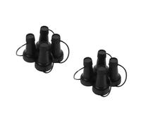 minkissy 1set Plastic Liquor Bottle Pourers with Precision Spout Transparent Design for Accurate Dispensing of Olive Oil Syrups and Spirits for Convenient Storage and Fast Reloading 4pcs