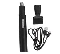 minkissy 1set Rechargeable Metal Nose Hair Trimmer for Personal Care Lightweight Dual Function Ear and Nose Hair Clipper Washable and Easy to and Women