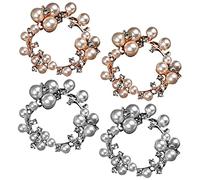 minkissy 1set Rhinestone Shoe Clips Sparkling Clip Shoe Embellishments for Bridal Wedding and Daily Wear Elegant Accessories for Pumps and Flats 2pairs