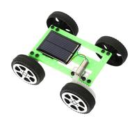 minkissy 1Set Solar Car Model Making Kit DIY Science Experiment for Educational Teaching Prop Lightweight Solar Powered Car Assembly for Young Learners