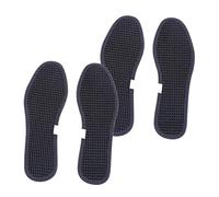 minkissy 2 Pairs Bamboo Charcoal Shoe Insoles Breathable Practical Foot Care Inserts Black Cushion for Athletic Activities and Daily Use Size 43
