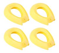 Minkissy 2 Pairs Silicone Ear Protectors Ear Cover Shield Hairdressing Dye Coloring Bathing Shower Caps Waterproof Ear Prtotection Earmuff for Hair Salon Spa (Random Color)