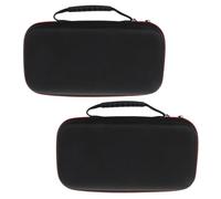 minkissy 2 pcs Portable Handheld Microphone Storage Bag Eva Case for Travel Shockproof Design Convenient Zipper Closure for Wireless Mic Accessories