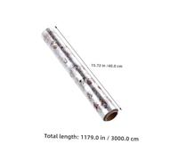 minkissy 2 Roll Christmas Cellophane Wrapping Roll for Gift Baskets and Bouquets, Bopp Material with Festive Appeal, Effortless Wrapping for Holiday Preparations and Versatile Usage