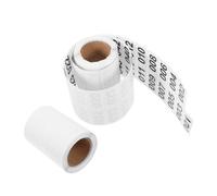 minkissy 2 Rolls Consecutively Numbered Labels of Self Adhesive Number Stickers for Inventory Management and Classification for Warehouse Tracking and Product Identification Labels