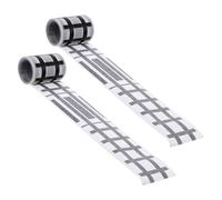 minkissy 2 Rolls DIY Railway Road Sticker Tape Adhesive Traffic Decals for Create Custom Roads Train Tracks Easy to Cut Lightweight for Playroom Imaginative Fun